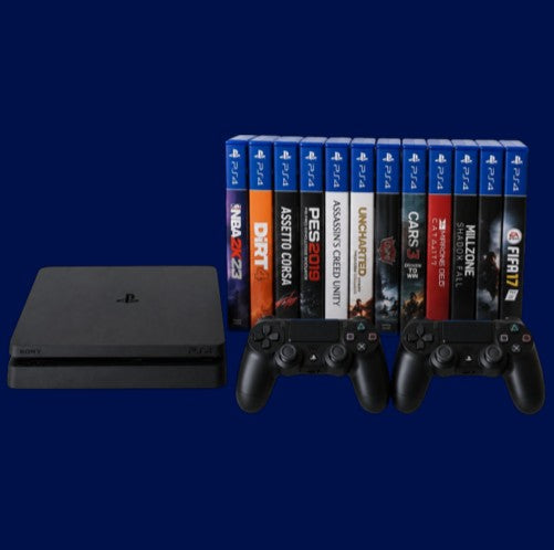 PS4 Slim 1TB sa 2 džojstika (10 igara na disk)